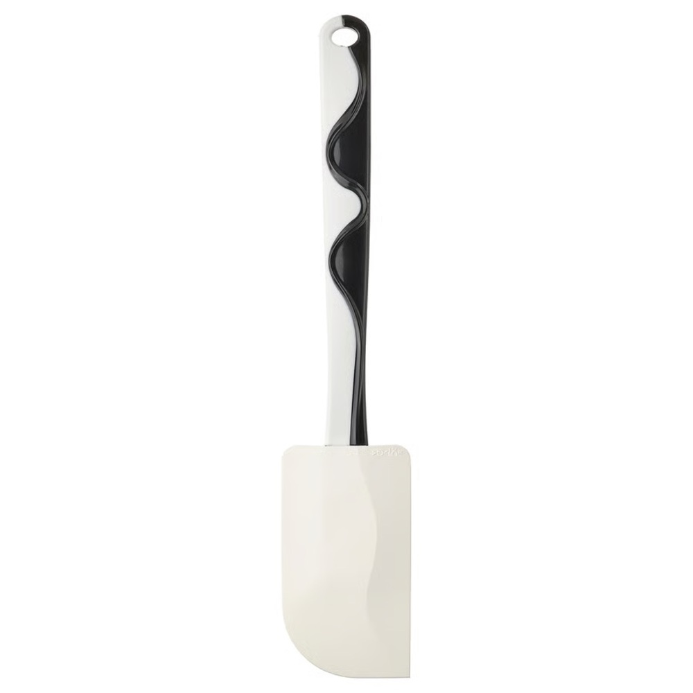 IKEA nwt GUBBRÖRA Rubber spatula, black and white